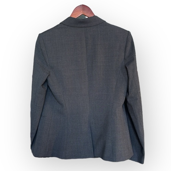 Theory Women’s Gray wool blend blazer size 10 - Picture 3 of 11